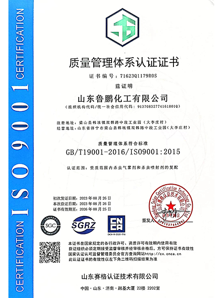 山东鲁鹏化工有限公司